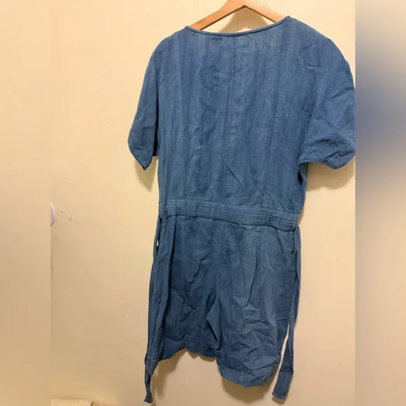 NYMANE WYLDER ROMPER INDIGO COTTON XS - Picture 4 of 8